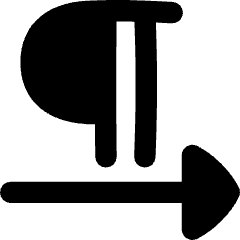 Paragraph Left To Right Icon from Flex Remix Set