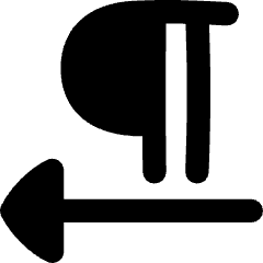 Paragraph Right To Left Icon from Flex Remix Set