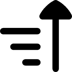 Sort Ascending Icon from Flex Remix Set