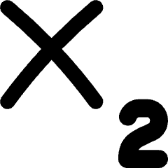 Subscript 1 Icon from Flex Remix Set