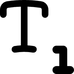 Subscript 2 Icon from Flex Remix Set