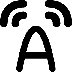 Text To Speech 1 Icon from Flex Remix Set