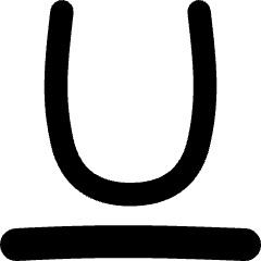 Underline Text 1 Icon from Flex Remix Set
