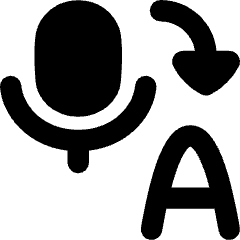 Voice Typing Word Convert Icon from Flex Remix Set
