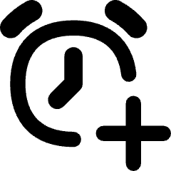 Add Alert Clock Icon from Flex Remix Set