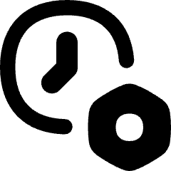 Clock Setting Bolt Nut Icon from Flex Remix Set