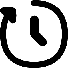 Fastforward Clock Icon from Flex Remix Set