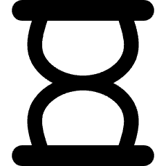 Hourglass Icon from Flex Remix Set