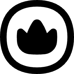 Crown Circle Icon from Flex Remix Set