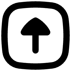 Upload Square Icon from Flex Remix Set