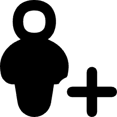 User Full Body Add Plus Icon from Flex Remix Set