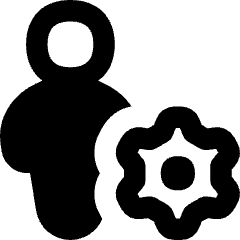 User Full Body Setting Gear Icon from Flex Remix Set