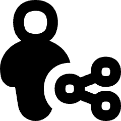 User Full Body Share Icon from Flex Remix Set