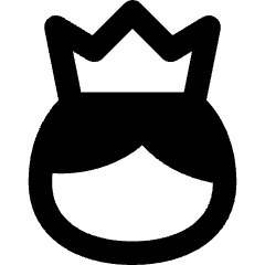 User King Crown Icon from Flex Remix Set
