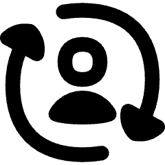 User Sync Online In Person Icon from Flex Remix Set