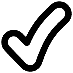 Check Thick Icon from Flex Remix Set