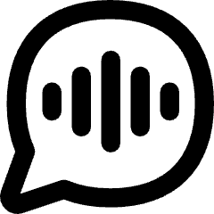 Voice Mail Bubble Oval Icon from Flex Remix Set
