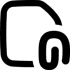 Email Attachment Document Icon from Flex Remix Set