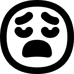Smiley Devastated Icon from Flex Remix Set