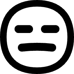 Smiley Indiferent Icon from Flex Remix Set