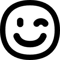 Smiley Wink Icon from Flex Remix Set
