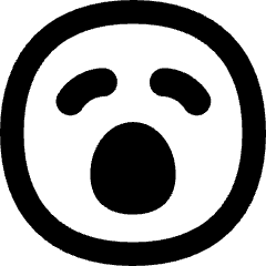 Smiley Yawn Icon from Flex Remix Set