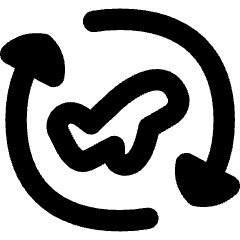 Airport Plane Transit Icon from Flex Remix Set