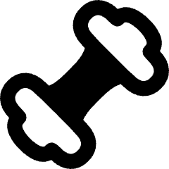 Dumbell Icon from Flex Remix Set
