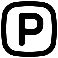 Parking Sign Icon from Flex Remix Set