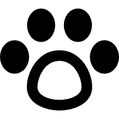 Pet Paw Icon from Flex Remix Set