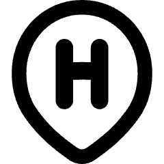 Location Pin Medical Hospital 2 Icon from Flex Remix Set