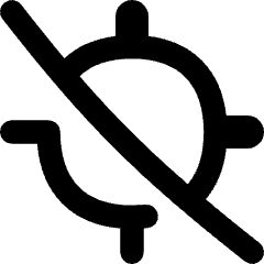 Location Target Off Icon from Flex Remix Set