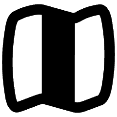 Map Fold Icon from Flex Remix Set