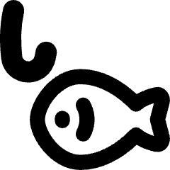 Fishing Icon from Flex Remix Set