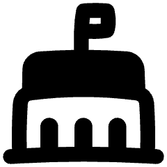 Government Building 2 Icon from Flex Remix Set