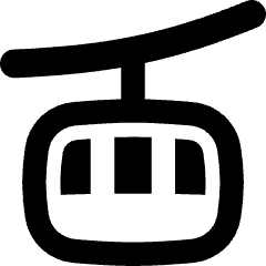 Cable Car Icon from Flex Remix Set