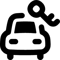 Car Rentals Icon from Flex Remix Set