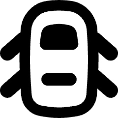 Car Top All Door Open Icon from Flex Remix Set