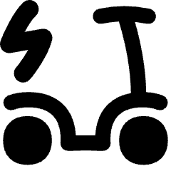 Eletric Scooter Icon from Flex Remix Set