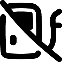 Empty Gas Icon from Flex Remix Set
