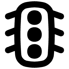 Traffic Light Icon from Flex Remix Set