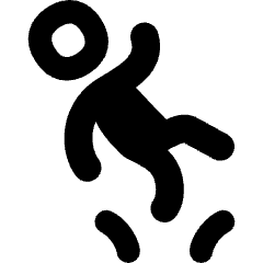 Slippery Sign Icon from Flex Remix Set