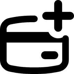 Credit Card Add Icon from Flex Remix Set