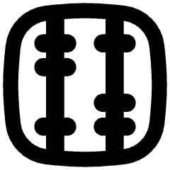 Abacus Vertical Icon from Flex Remix Set