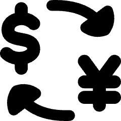 Cash Exchange Rate Icon from Flex Remix Set