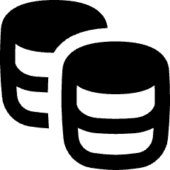 Coins Stack Icon from Flex Remix Set
