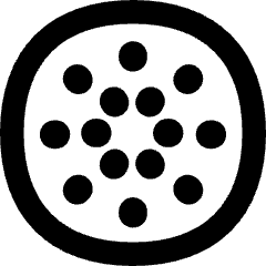 Cardano Circle Icon from Flex Remix Set