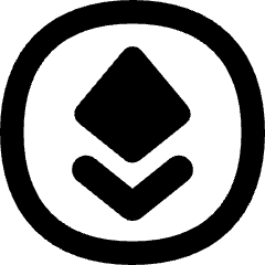 Ethereum Circle Icon from Flex Remix Set