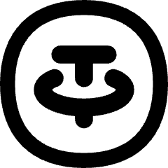 Tether Circle Icon from Flex Remix Set