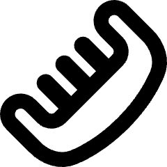 Comb Icon from Flex Remix Set